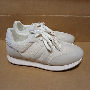 Altar'd State Women's Tennis Shoes Size 8 Cream Beige Casual